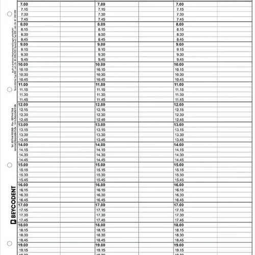 Timeplanark Classic-format