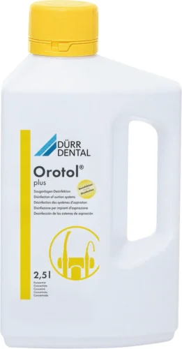 Orotol® plus desinfeksjonsmiddel for sugesystem, 2,5 l
