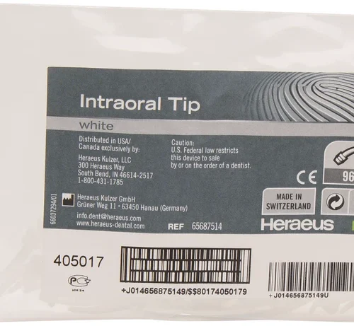Intraoral tip hvit