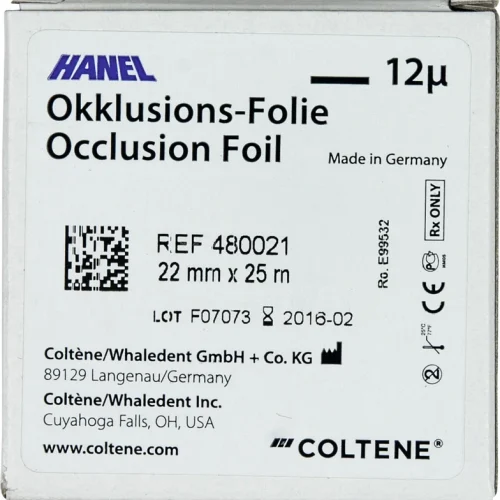 HANEL Okklusjonsfilm, ensidig 12 µm