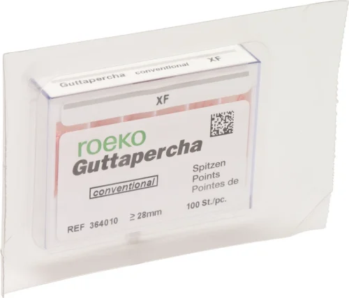 roeko guttaperkaspiser konvensjonell