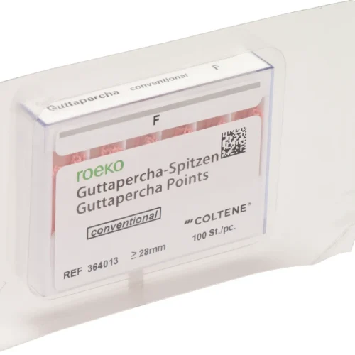 roeko guttaperkaspiser konvensjonell