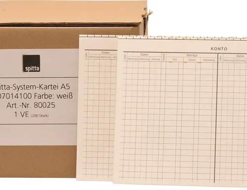 System kartotekkort A5