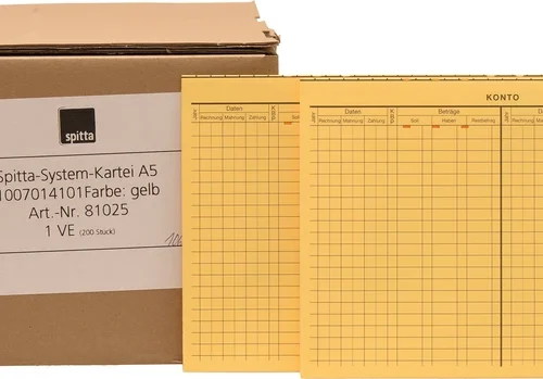 System kartotekkort A5