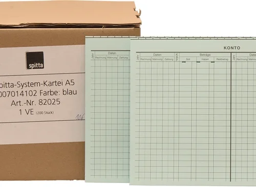 System kartotekkort A5