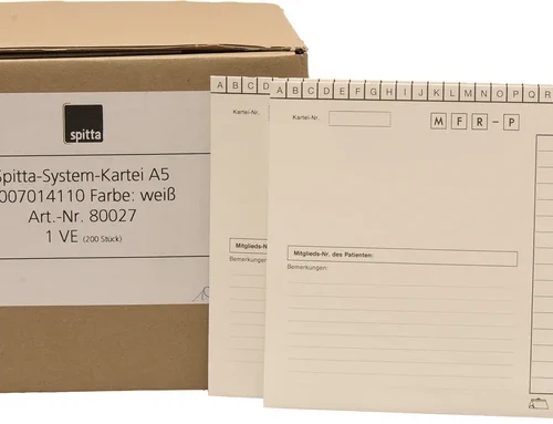 System kartotekkort for Adrema