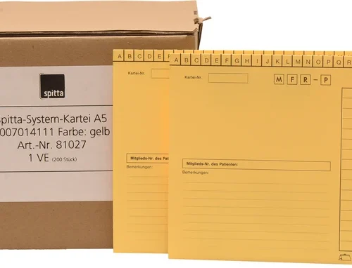 System kartotekkort for Adrema