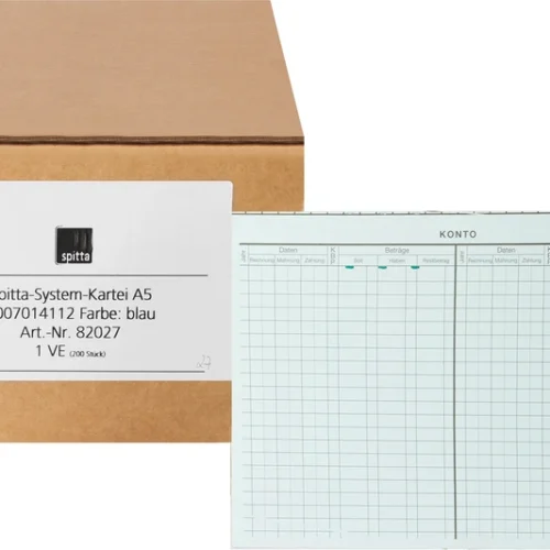 System kartotekkort for Adrema