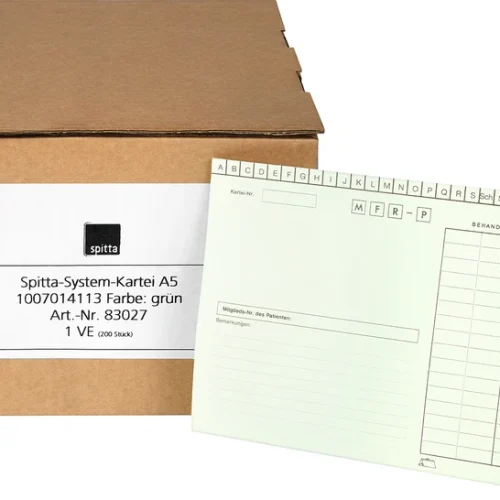 System kartotekkort for Adrema