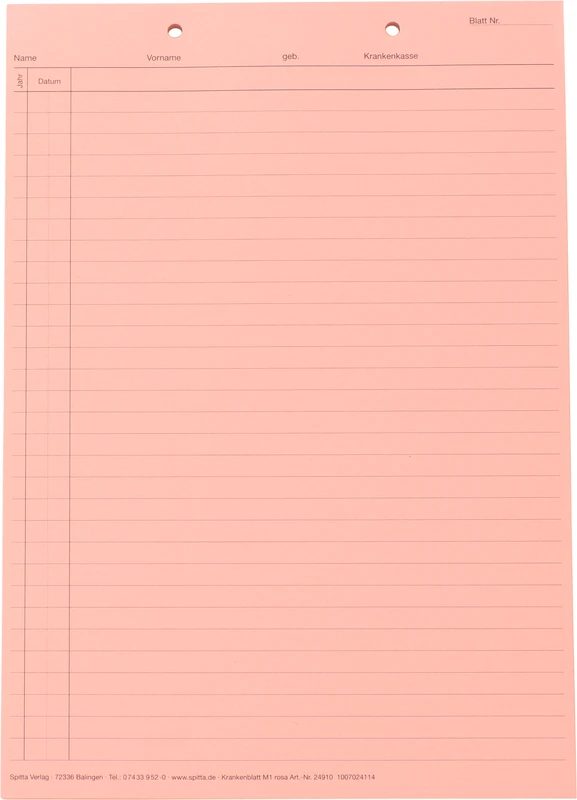 System kartotekkort for Adrema