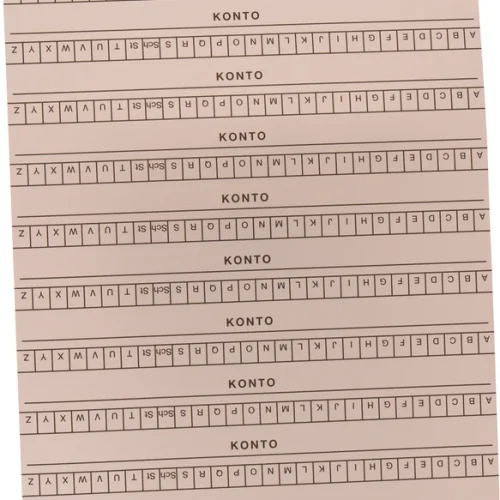 Alfabetlister DIN A5