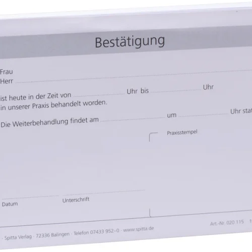 Bekreftelse på behandling