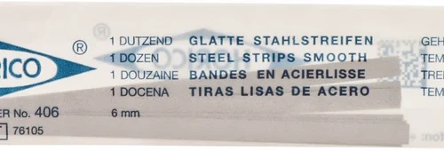 Glatte stålstrimler