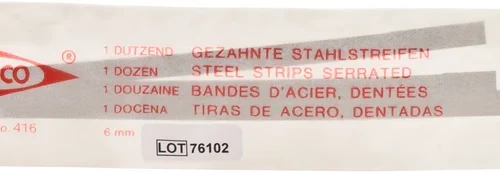 Enkeltannet Stålbånd