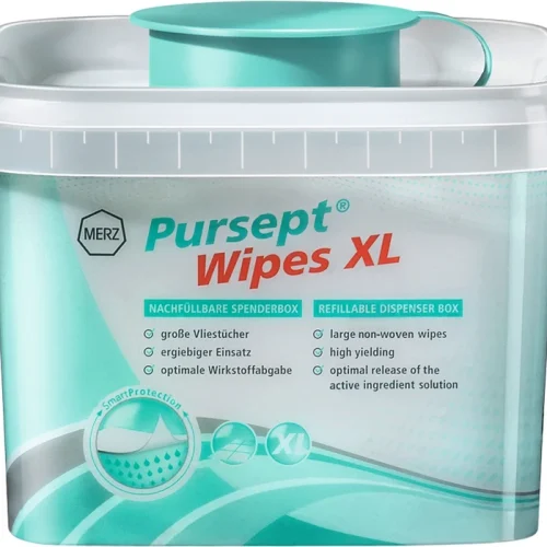 Pursept® våtservietter, tom dispenserboks