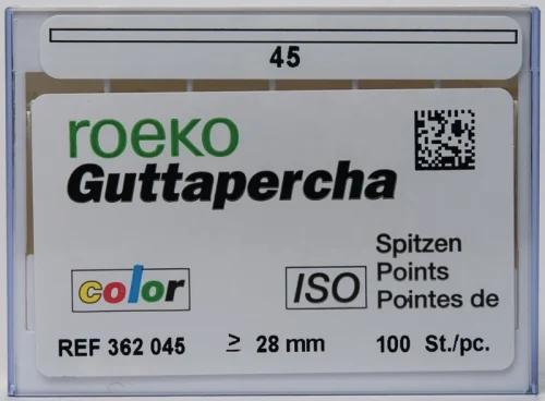 Guttaperka ISO farge