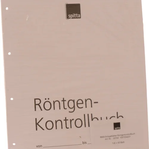 Innleggblad røntgen-kontrollbok