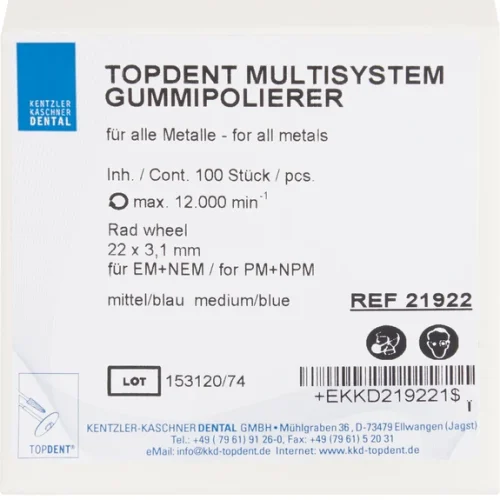 TOPDENT Multisystem-gummipolisher