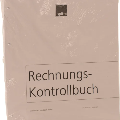 Innleggsark fakturakontrollbok