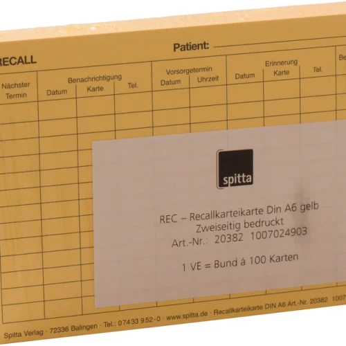 REC Tilbakemeldingsarkivkort