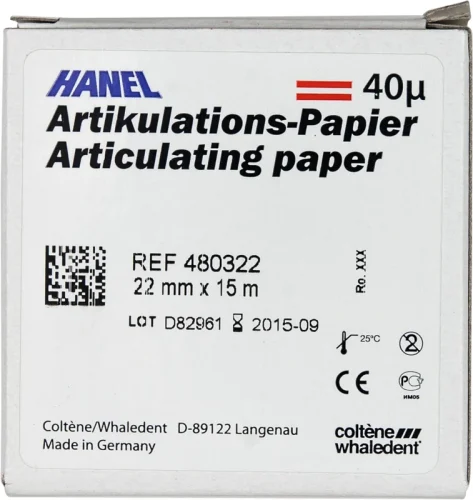HANEL artikulasjonspapir 40 µm