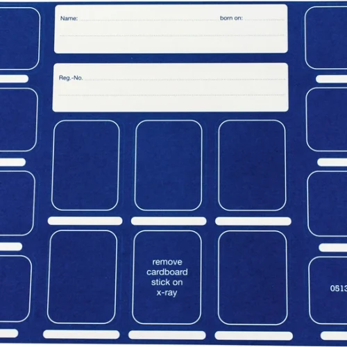 Tannfilmkort - selvklebende