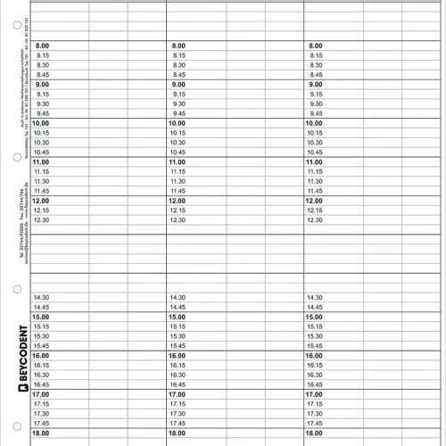 Timeplanark Classic-format