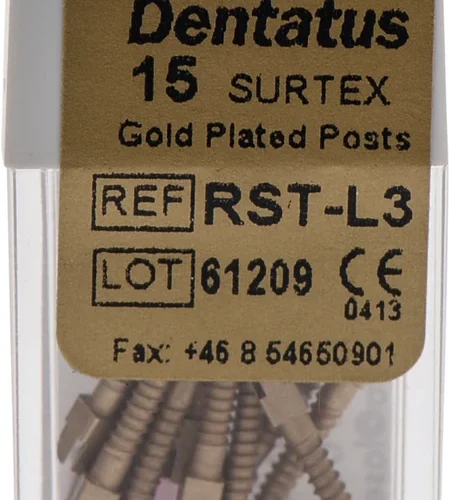 Classic Surtex forgylte rotstifter