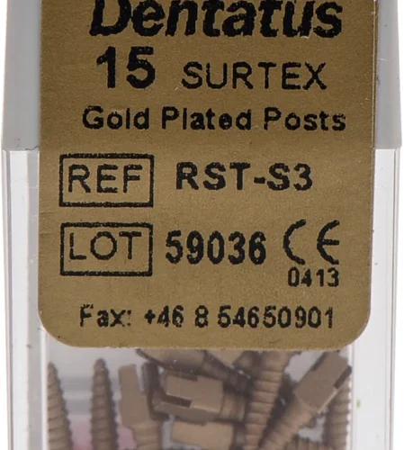 Classic Surtex forgylte rotstifter