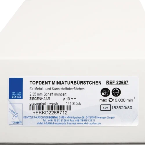 TOPDENT geitehårsbørste