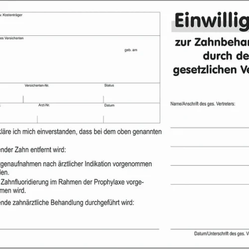 Samtykke til tannbehandling