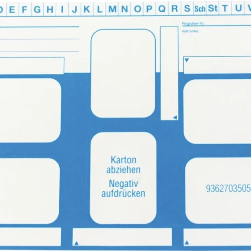 Tannfilmkort - selvklebende