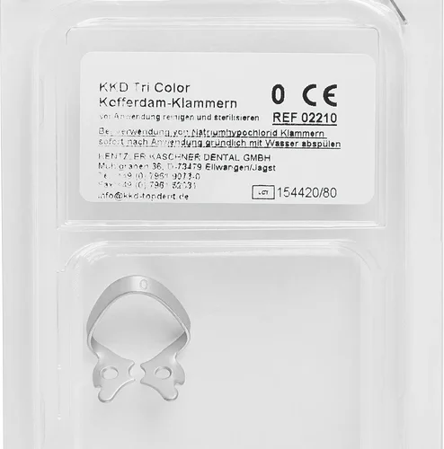 KKD® kofferdamklemmer triColor Antireflect