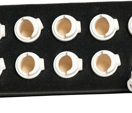 Keramisk tigel for Degutron