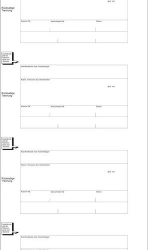 Adressefelt 730 for chipkortutskrift