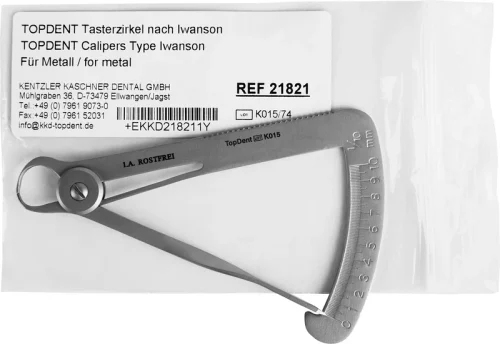 TOPDENT Tasterzirkel etter Iwanson