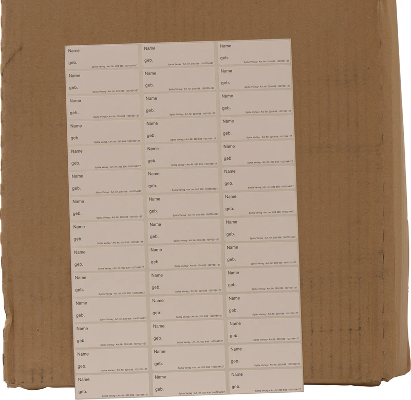 Klistremerker for røntgenkonvolutter