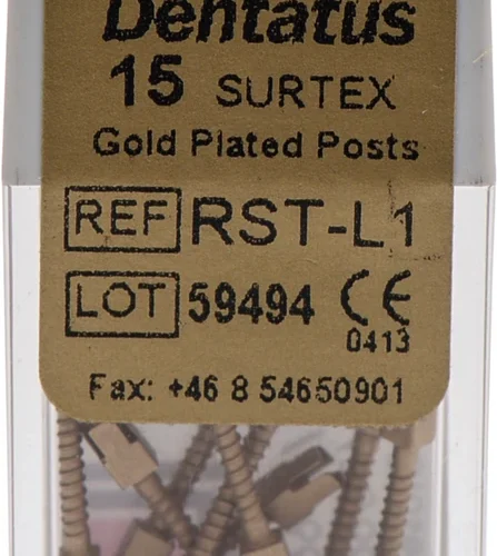 Classic Surtex forgylte rotstifter