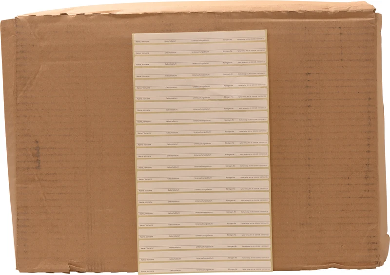 Klistremerker for røntgenkonvolutter