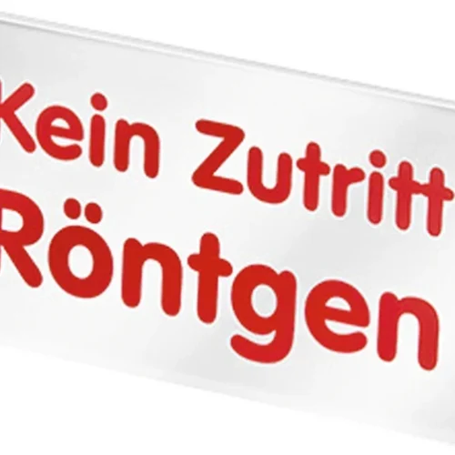 Skilt - Ingen adgang røntgen