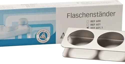 Flaskeholder i kromnikkelstål