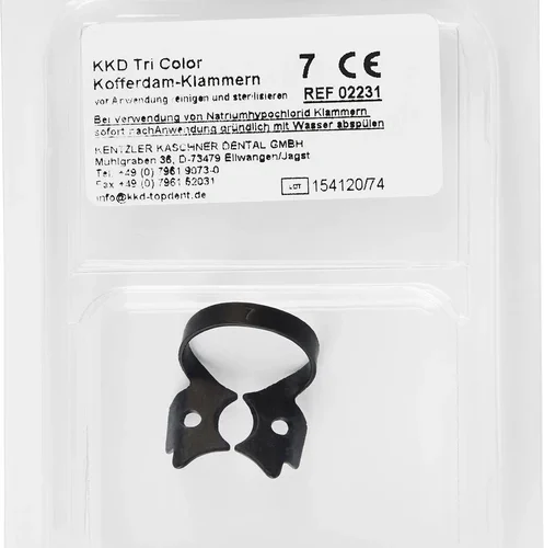 KKD® kofferdamklemmer triColor Antireflect