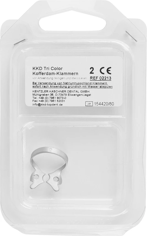KKD® kofferdamklemmer triColor Antireflect