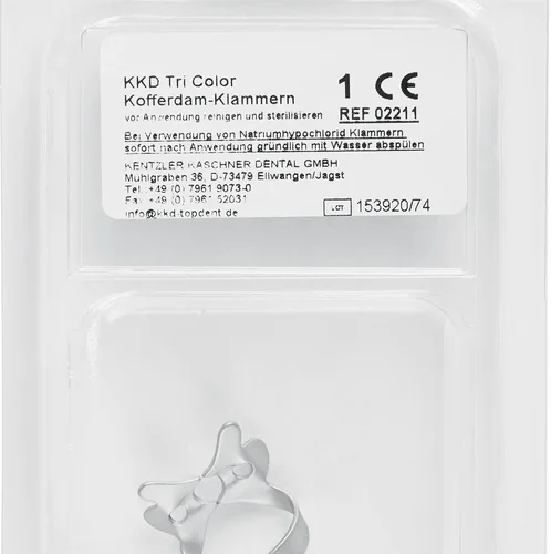 KKD® kofferdamklemmer triColor Antireflect