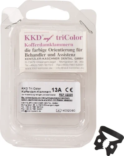 KKD® kofferdamklemmer triColor Antireflect