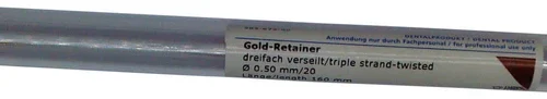Gull retainertråd