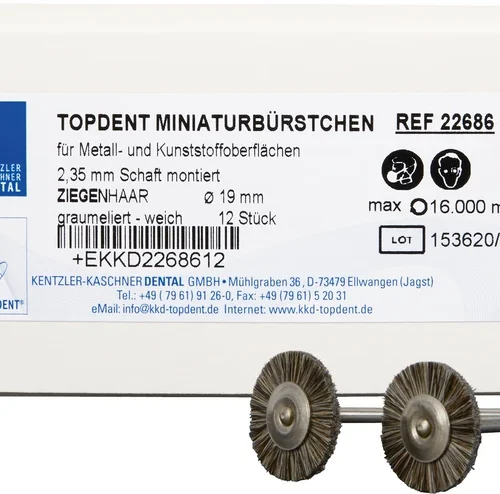 TOPDENT geitehårsbørste