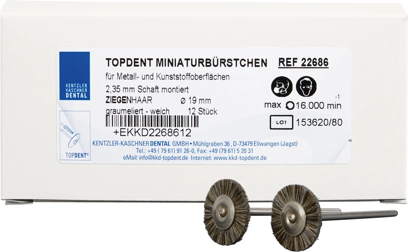 TOPDENT geitehårsbørste