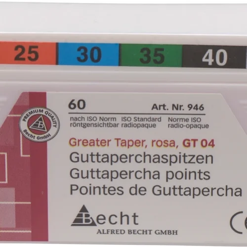 Greater Taper rosa guttaperchapunkter