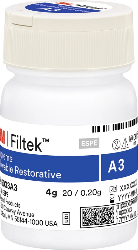 Filtek™ Supreme Flowable, A3, 20 x 0,2g kapsler